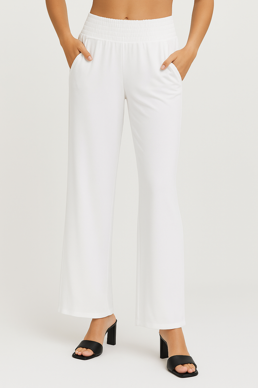 Pantalon Taille Haute Femme
