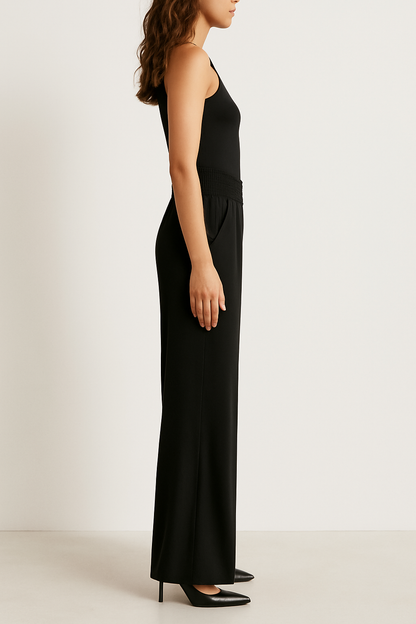 Pantalon Taille Haute Femme