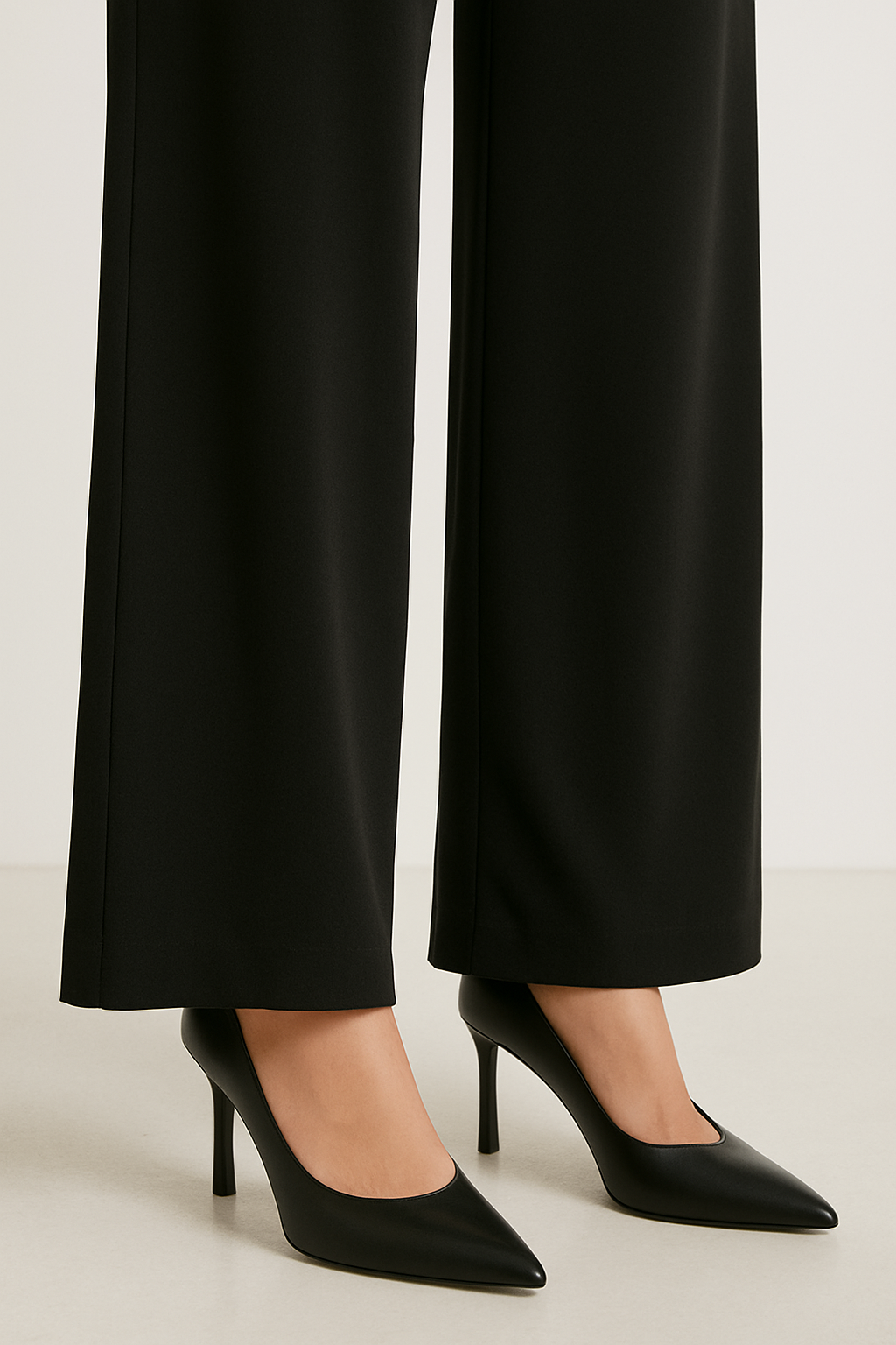 Pantalon Taille Haute Femme