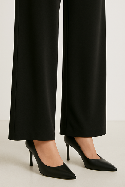 Pantalon Taille Haute Femme